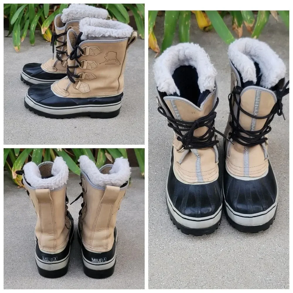 Vtg Miuralaska Steel Shank Insulated Winter Snow Boots